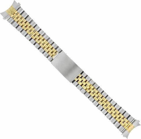 Ewatchparts 19mm Jubilee Watch Band Bracelet Compatible With 34mm Rolex Airking 1500, 15000 Two Tone in Saudi Arabia