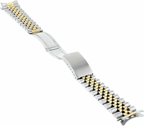 Ewatchparts 19mm Jubilee Watch Band Bracelet Compatible With 34mm Rolex Airking 1500, 15000 Two Tone in Saudi Arabia