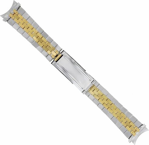 Ewatchparts 19mm Jubilee Watch Band Bracelet Compatible With 34mm Rolex Airking 1500, 15000 Two Tone in Saudi Arabia