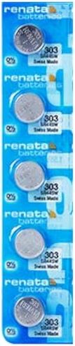 Renata Batteries 303 / SR44SW Watch Battery (5 Pack) in Saudi Arabia