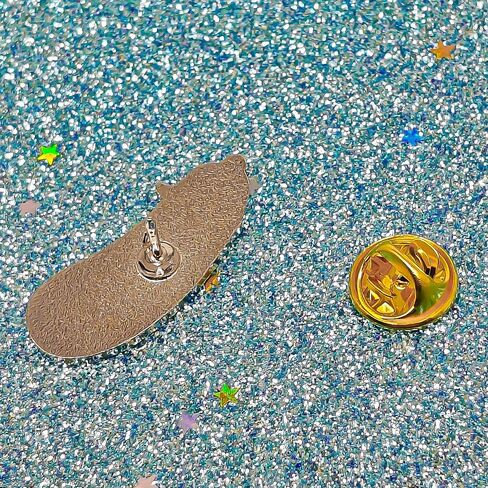 No Thanks...Aubergine Eggplant Enamel Pin - Fun Series - Enamel Lapel Pin - Plated Badge for Clothing, Bags, and Lanyards in Kuwait