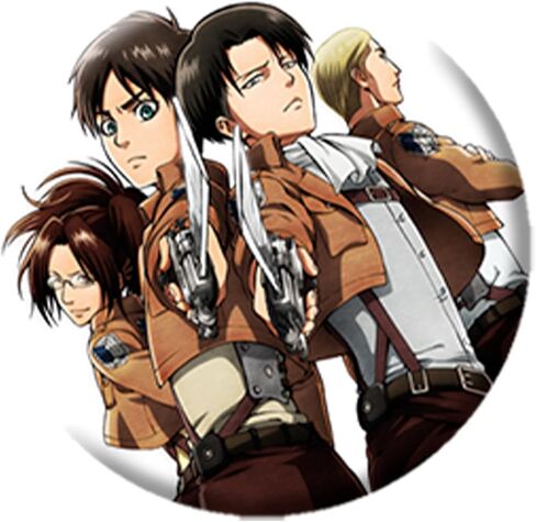 GB eye Attack On Titan Characters Badge Pack in Saudi Arabia
