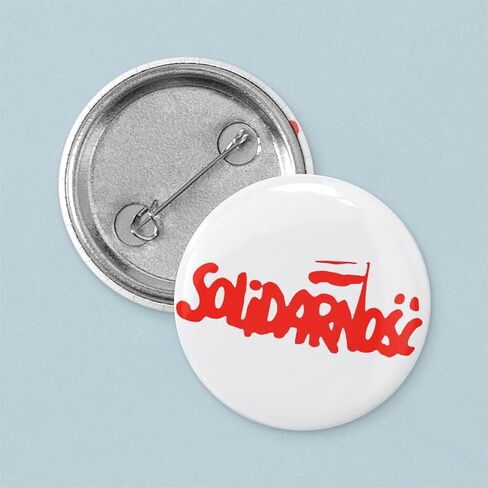 CafePress Solidarnosc 1" Round Mini Button Pin in Kuwait