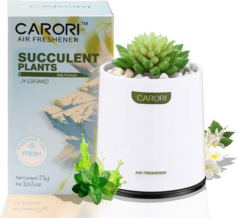 Artificial Succulent Plants with Subtle Lavender Scent, Faux Indoor Plants for Home Decor, Small Fake Plant for Bathroom, Bedroom, Office Decor, Aesthetic Room Accessories, Housewarming Gift in Saudi Arabia