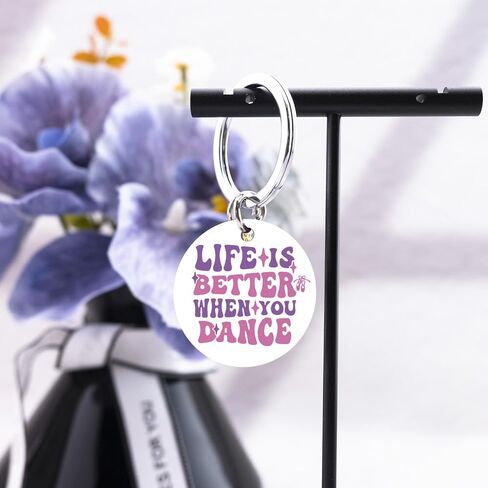 Dance Keychain Dance Gifts for Teen Girls Dance Themed Gifts for Dancers Unique Ballet Gift for Teen Girl Dancer Accessories for Girls Birthday Gift Ideas for Dancers in Saudi Arabia