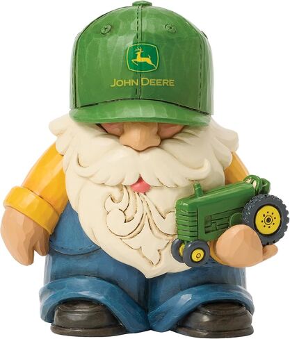 Enesco John Deere من Jim Shore Gnome يحمل تمثال جرار مصغر، 4.13 بوصة، متعدد الألوان in Kuwait
