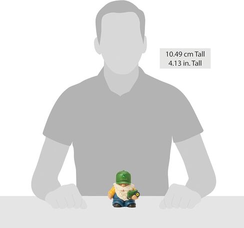 Enesco John Deere من Jim Shore Gnome يحمل تمثال جرار مصغر، 4.13 بوصة، متعدد الألوان in Kuwait