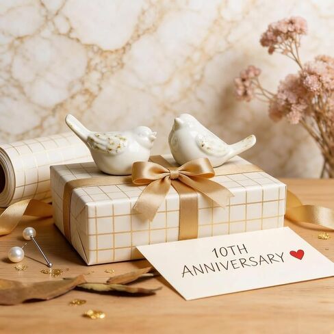 2pcs Ceramic Bird Figurines,Modern Minimalist Animal Ornament Home Decor Mini Bird Figurine Gift for Garden Desktop Display Decor in Saudi Arabia