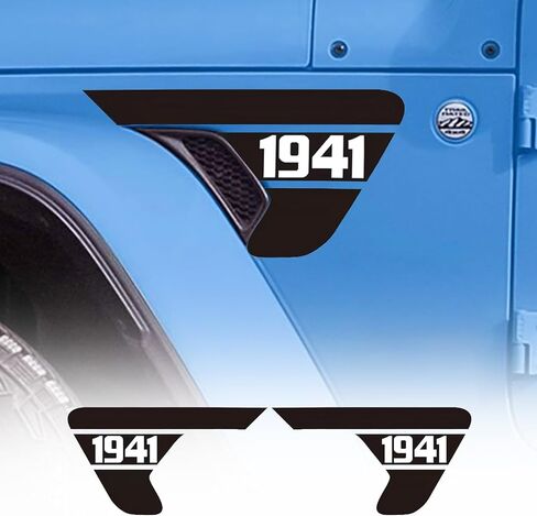 2PCS USA Flag Decald for Vehicles,Side Fender Vent American Flag Vinyl Decal,Precut USA Flag Stickers for Jeep Wrangler JL JLU 2018-2025/Gladiator JT 2020-2025(TZ27-Black) in Kuwait
