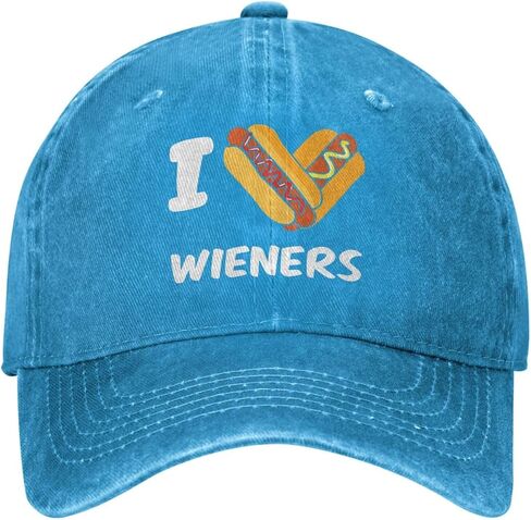 I Love Weiners Hotdogs Funny Baseball Caps for Man Black Sports Hat Gifts for Girlfriends Cool Hat in Saudi Arabia
