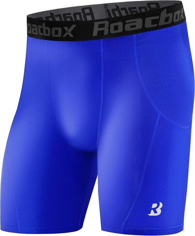 Roadbox Men’s Compression Shorts, Spandex Athletic Running Shorts, Performance Workout Underwear for Sports Basketball in Saudi Arabia