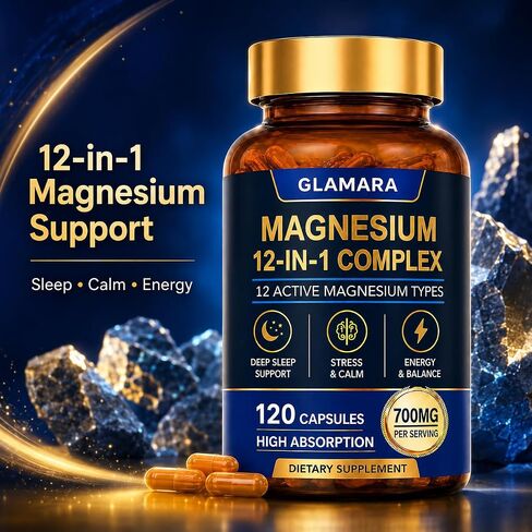 Glamara Magnesium 12 in 1 Complex (1) | Glamara Magnesium Complex in Saudi Arabia
