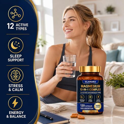 Glamara Magnesium 12 in 1 Complex (1) | Glamara Magnesium Complex in Saudi Arabia
