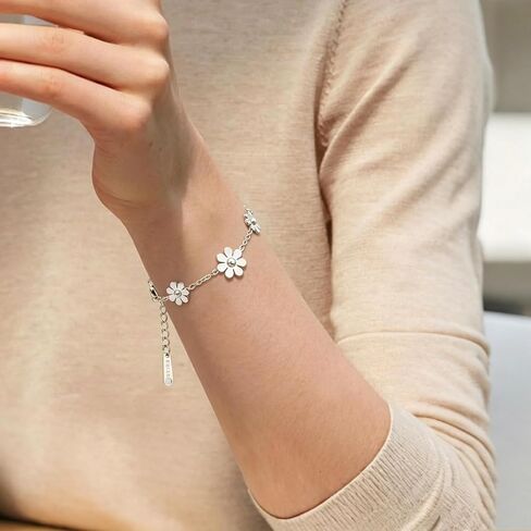 Trendy Boho Stainless Steel Bracelet for Women Dainty Summer Bracelet for Friend in Saudi Arabia