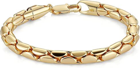 HZMAN Gold Bracelets for Women - 4 Styles Trendy Metal Link Chain Jewelry for Daily/Party Wear, Fashion Statement Accessories in Kuwait