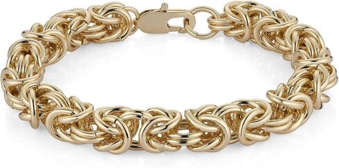 HZMAN Gold Bracelets for Women - 4 Styles Trendy Metal Link Chain Jewelry for Daily/Party Wear, Fashion Statement Accessories in Kuwait