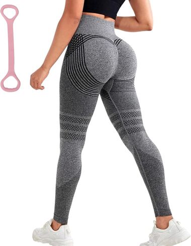 3D Anti Cellulite Leggings for Women, High Waist Butt Lifting Compression Leggings Workout Yoga Pants in Kuwait