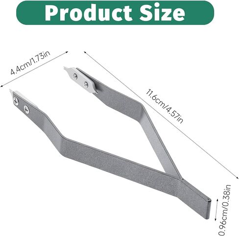 7825 Watch Spring Bar Tweezer Watch Spring Bar Plier Removal Tool V Shaped Watches Springs Bars Tweezers Aluminum Alloy Lug Removal Fitting Tool for Watchmaker and Repairer in Kuwait