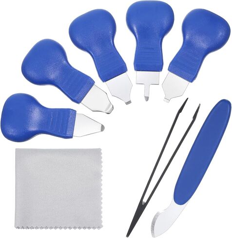 Larrel 8 Pcs Watch Back Removal Tool Kit, Small Portable Watch Case Opener Tool, Practical Watches Repair Kit for Home and Professional Use in Kuwait