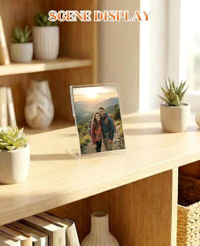 16 Pack 2x3 Wallet Size Picture Frame, Mini Acrylic Photos Frames Holder for Polaroid Instax in Saudi Arabia