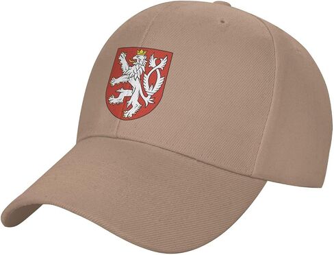Coat of Arms of The Czech Republic Baseball Hats Fashion Adjustable Brim Peaked Cap for Men Women in Saudi Arabia