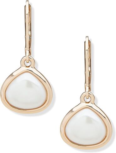 Anne Klein Women's Drop Pearl Earrings, Classic Statement Fashion Jewelry with Pearl Accents for Everyday and Dress Wear in Kuwait