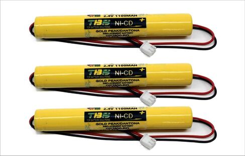 3pc Gold Peak/DANTONA GP2800-RD Replacement Battery in Kuwait