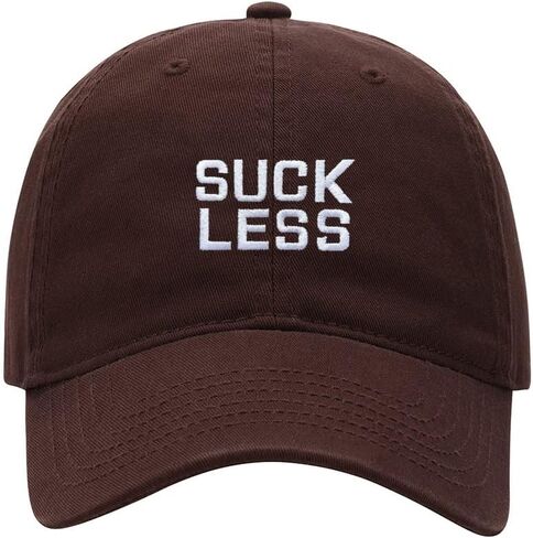 Baseball Cap Men Women Suck Less Embroidered Unisex Classic Adjustable Strapback Dad Hat in Saudi Arabia