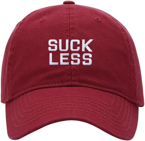 Baseball Cap Men Women Suck Less Embroidered Unisex Classic Adjustable Strapback Dad Hat in Saudi Arabia