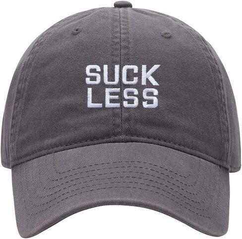 Baseball Cap Men Women Suck Less Embroidered Unisex Classic Adjustable Strapback Dad Hat in Saudi Arabia