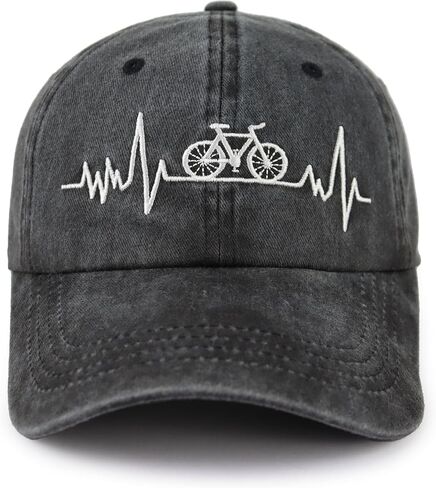 Bicycle Bike Baseball Cap, Adjustable Embroidered Bicycle Enthusiast Hat in Saudi Arabia