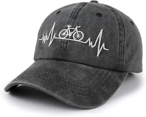 Bicycle Bike Baseball Cap, Adjustable Embroidered Bicycle Enthusiast Hat in Saudi Arabia