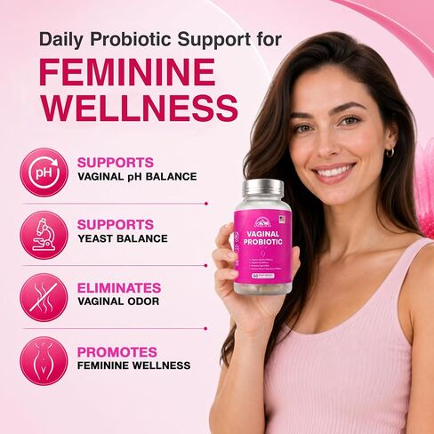 Probiotics for Women - Vaginal Probiotic for Vaginal Health and Tightening, Supports Vaginal Probiotics Balance with Natural Ingredients for Optimal Feminine Care in Saudi Arabia