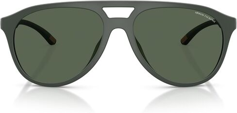 نظارات شمسية من Armani Exchange AX AX4156SU بمقاس عالمي، أزرق داكن غير لامع/أزرق داكن، 59 ملم in Kuwait