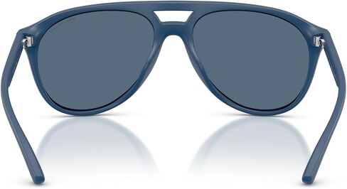 نظارات شمسية من Armani Exchange AX AX4156SU بمقاس عالمي، أزرق داكن غير لامع/أزرق داكن، 59 ملم in Kuwait