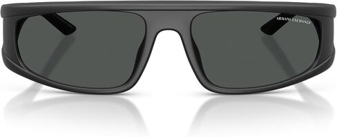 نظارات شمسية من Armani Exchange AX AX4156SU بمقاس عالمي، أزرق داكن غير لامع/أزرق داكن، 59 ملم in Kuwait