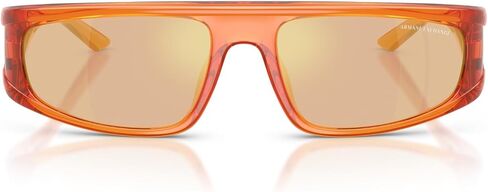 نظارات شمسية من Armani Exchange AX AX4156SU بمقاس عالمي، أزرق داكن غير لامع/أزرق داكن، 59 ملم in Kuwait