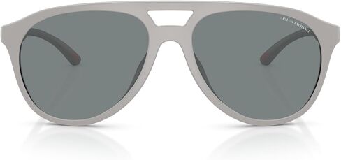 نظارات شمسية من Armani Exchange AX AX4156SU بمقاس عالمي، أزرق داكن غير لامع/أزرق داكن، 59 ملم in Kuwait