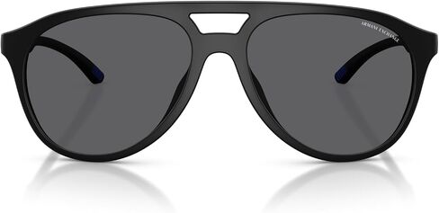نظارات شمسية من Armani Exchange AX AX4156SU بمقاس عالمي، أزرق داكن غير لامع/أزرق داكن، 59 ملم in Kuwait