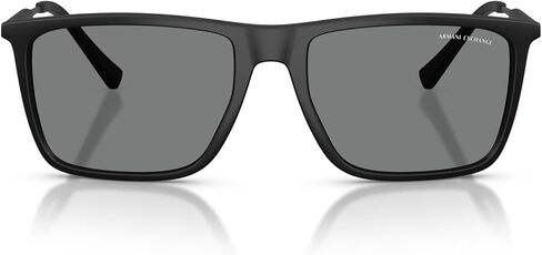 نظارات شمسية من Armani Exchange AX AX4156SU بمقاس عالمي، أزرق داكن غير لامع/أزرق داكن، 59 ملم in Kuwait