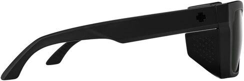نظارات شمسية Spy Optic Helm Tech باللون الأسود غير اللامع مع اللون الرمادي السعيد والأخضر مع عدسة مرآة Spectra سوداء in Kuwait