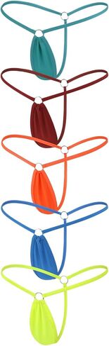 Micro Bikini for Women, Y-Back G-string Thongs Comfortable Panties Vibrant Bottom Underwear in Saudi Arabia