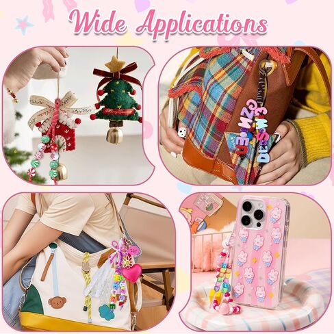 10Pcs Paracord Keychain Bag Charms 10Colors Handwoven Nylon Rope Keychains with Spring Clasp Braided Corde Paracord Rope Keychain Bag Charm for Purse Key Chain Backpack Handbag Decoration Accessories in Saudi Arabia