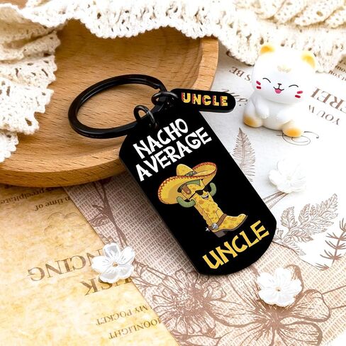 Uncle Fathers Day Gift Cool Uncle Keychain Funny Uncle Gifts for Fathers Day From Nephewe Funny Keychian for Men Fathers Day Presents for Uncles Birthday Thanksgiving in Saudi Arabia