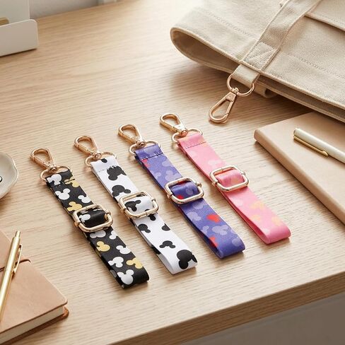 Ear Holder, Mouse Ear Holder for Backpacks, Theme Park Trip Essentials, 4 Pack Colorful Keychains with Secure Attachment, Durable Material Design in Saudi Arabia