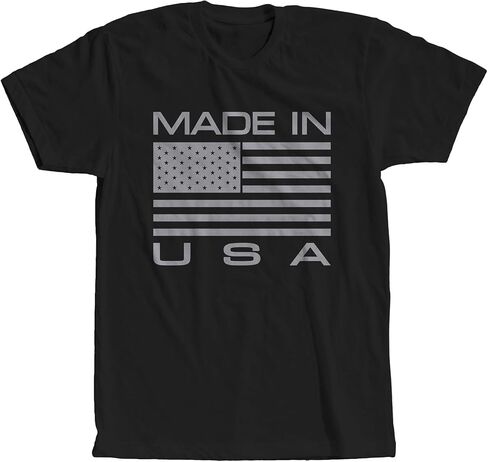 Made in USA T-Shirt - Patriotic American Flag Shirt in Saudi Arabia