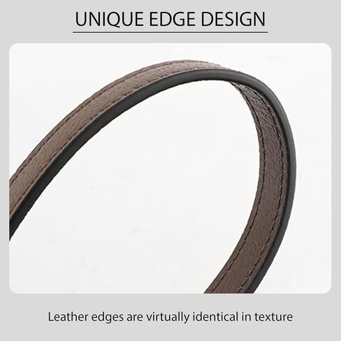 Purse Replacement Crossbody Straps for Gucci Ophidia, Bamboo, Diana, Jumbo Bags, Adjustable Genuine Leather Shoulder Strap for Women Tote Handbags, 107-126cm Length/1.5cm Wide, Brown in Saudi Arabia