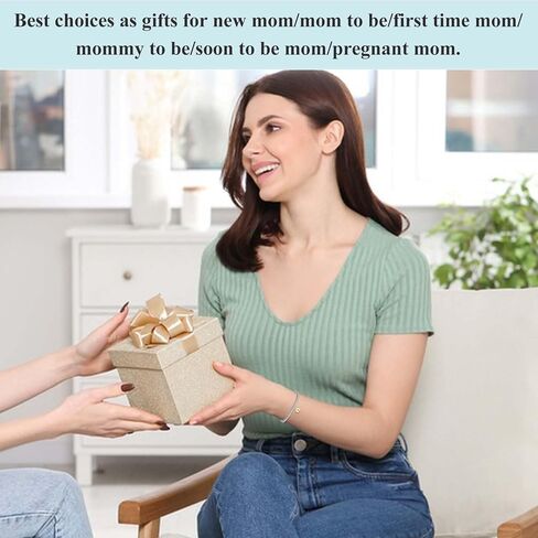 New Mom Gifts, Baby Feet Bracelet for First Time Mom Mommy Soon To Be Mama Pregnancy Pregnant Gift After Birth 1st Mothers Day Christmas Valentines Birthday Baby Shower Announcement Gift for Women in Saudi Arabia