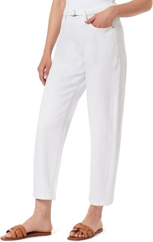 kensie Jeans for Women The Jessica Retro Luxe High-Rise Belted Trouser Barrel 28-Inch Inseam, Sizes 0 to 12 in Kuwait