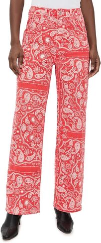 Never Fully Dressed Women's Red Bandana Jeans in Saudi Arabia